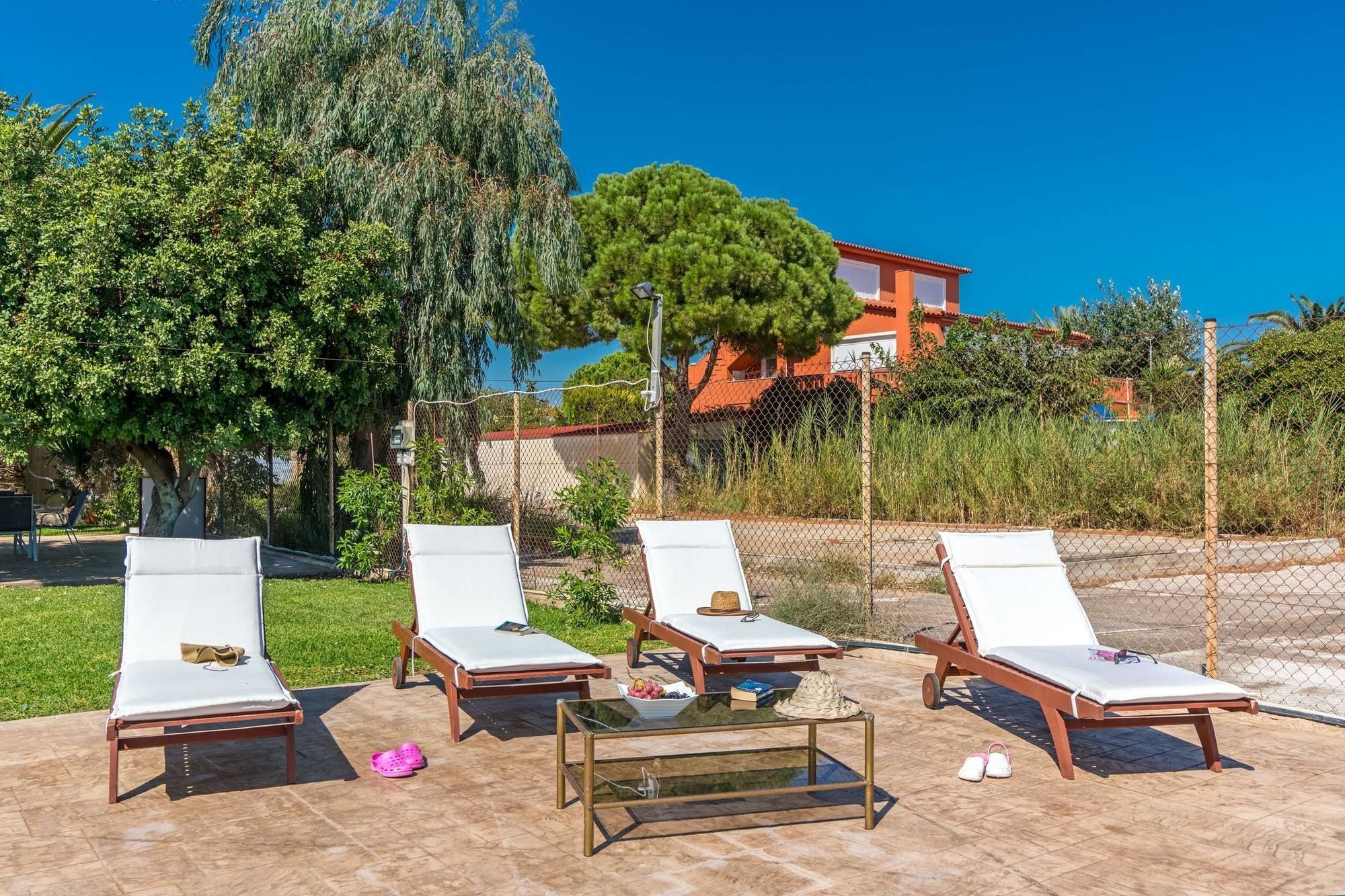 Maria'S Seaside Villa - House With 3 Rooms In Marathon, With Wonderful Luaran gambar