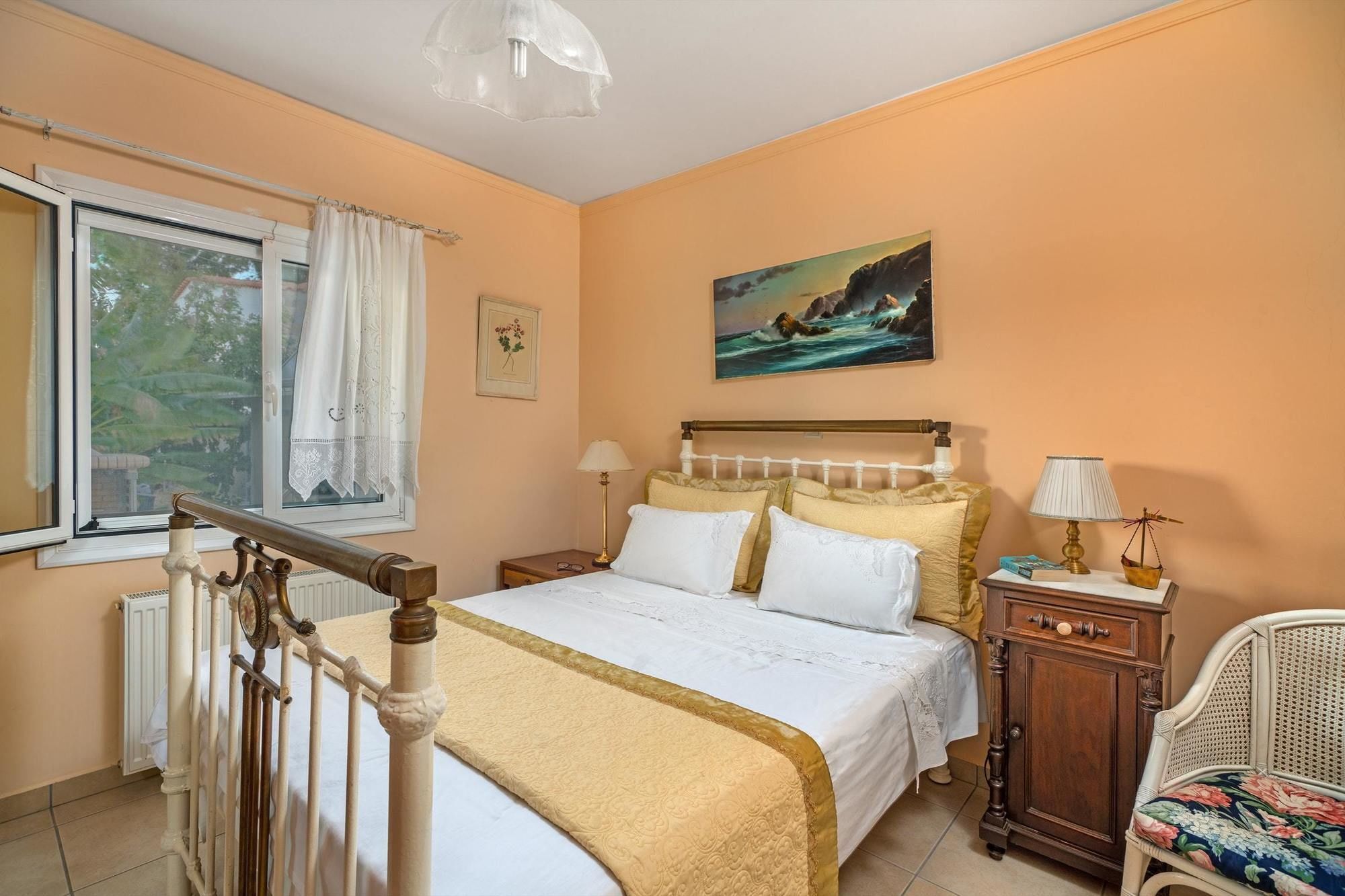 Maria'S Seaside Villa - House With 3 Rooms In Marathon, With Wonderful Luaran gambar