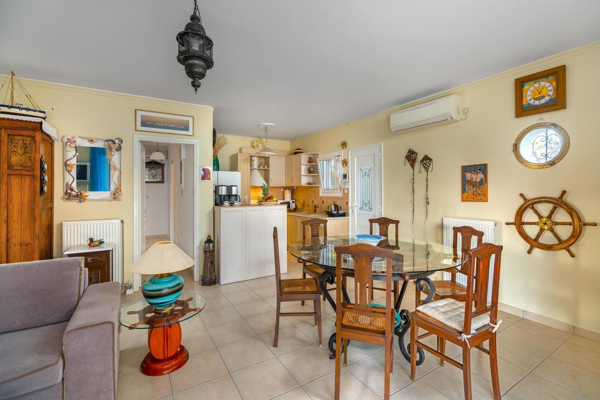 Maria'S Seaside Villa - House With 3 Rooms In Marathon, With Wonderful Luaran gambar