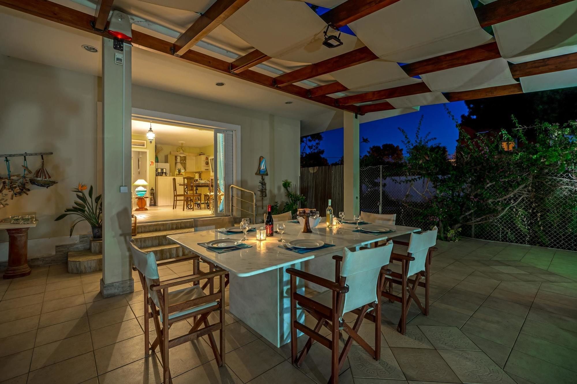 Maria'S Seaside Villa - House With 3 Rooms In Marathon, With Wonderful Luaran gambar