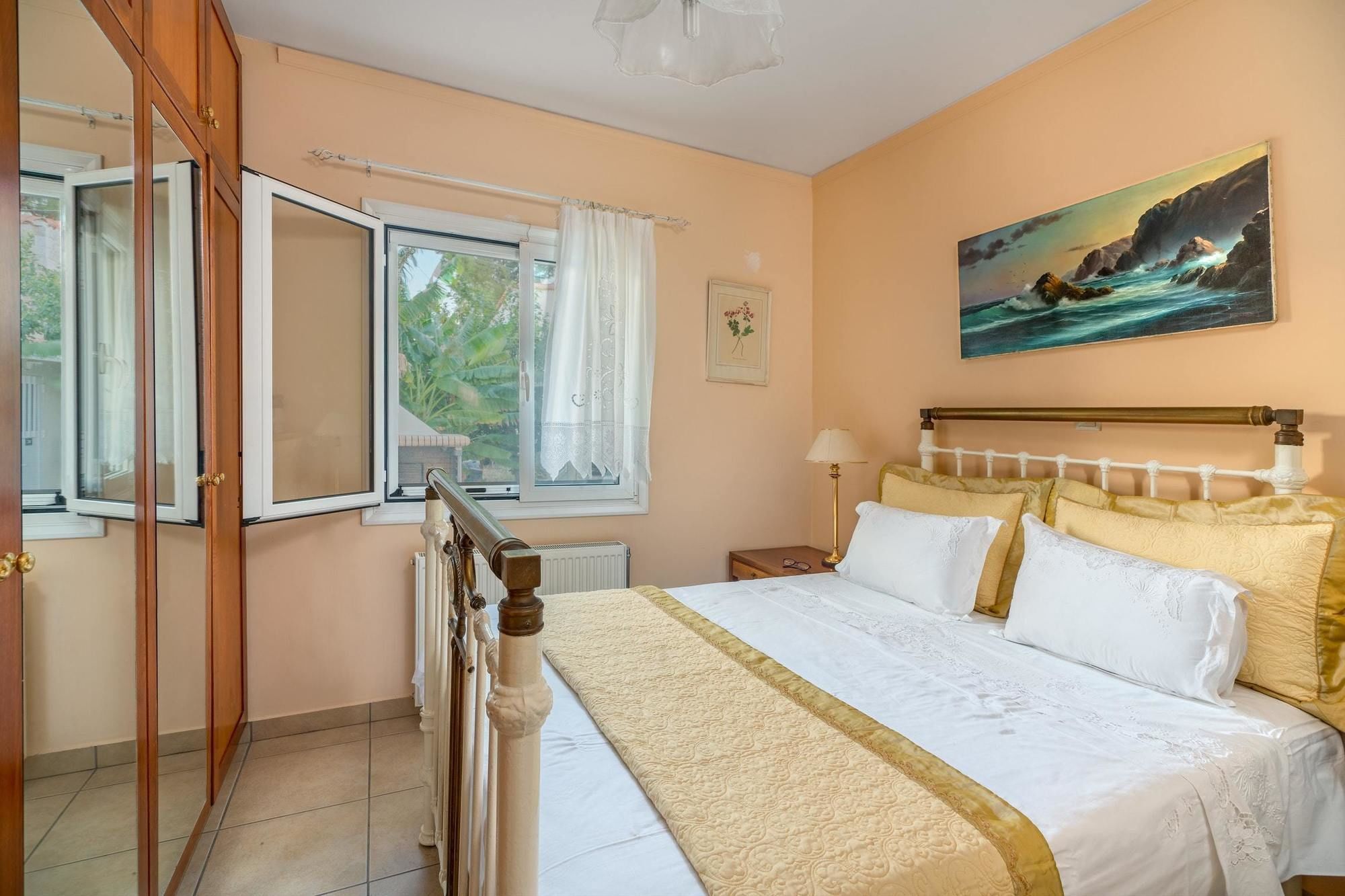 Maria'S Seaside Villa - House With 3 Rooms In Marathon, With Wonderful Luaran gambar